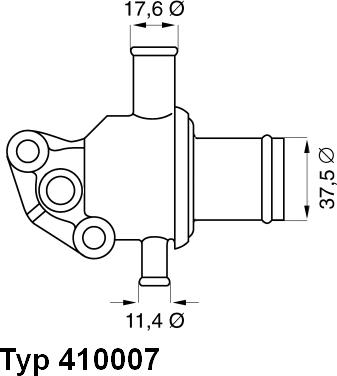 WAHLER 410007.87D - Termostats, Dzesēšanas šķidrums ps1.lv