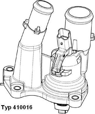 WAHLER 410016.98D - Termostats, Dzesēšanas šķidrums ps1.lv