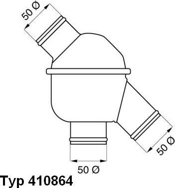 WAHLER 410864.83D0 - Termostats, Dzesēšanas šķidrums ps1.lv