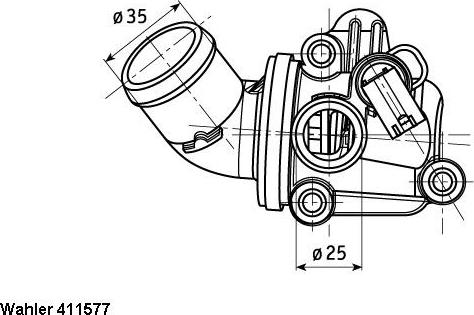 WAHLER 41157780D - Termostats, Dzesēšanas šķidrums ps1.lv