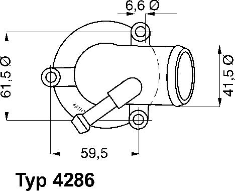 WAHLER 428687D - Termostats, Dzesēšanas šķidrums ps1.lv