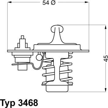 WAHLER 3468.88D - Termostats, Dzesēšanas šķidrums ps1.lv