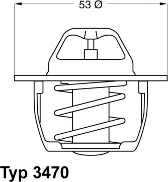 WAHLER 347089D50 - Termostats, Dzesēšanas šķidrums ps1.lv