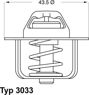 WAHLER 3033.78D - Termostats, Dzesēšanas šķidrums ps1.lv