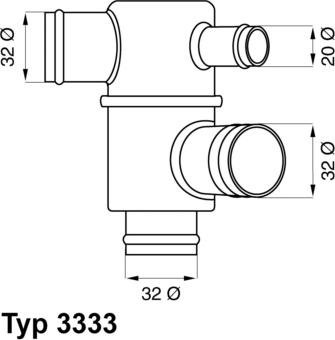 WAHLER 3333.87 - Termostats, Dzesēšanas šķidrums ps1.lv