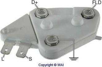 WAI D21N-1 - Ģeneratora sprieguma regulators ps1.lv