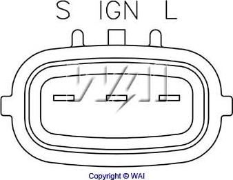 WAI IN6001 - Ģeneratora sprieguma regulators ps1.lv