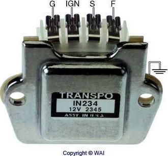 WAI IN234 - Ģeneratora sprieguma regulators ps1.lv