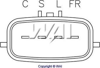 WAI IY126 - Ģeneratora sprieguma regulators ps1.lv