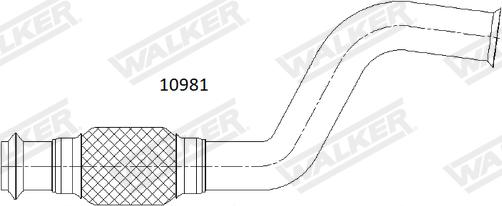 Walker 10981 - Izplūdes caurule ps1.lv