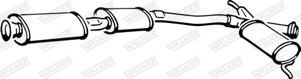 Walker 17187 - Vidējais izpl. gāzu trokšņa slāpētājs ps1.lv