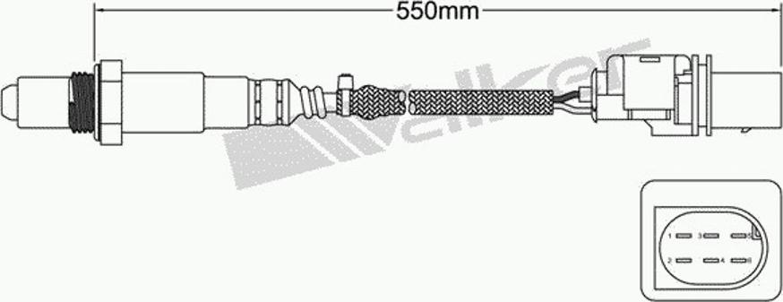 Walker 250-25043 - Lambda zonde ps1.lv