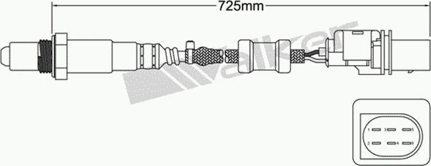 Walker 250-25035 - Lambda zonde ps1.lv