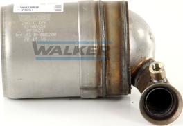 Walker 73051 - Nosēdumu / Daļiņu filtrs, Izplūdes gāzu sistēma ps1.lv