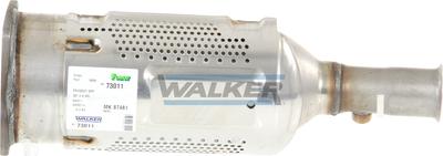 Walker 73011 - Nosēdumu / Daļiņu filtrs, Izplūdes gāzu sistēma ps1.lv