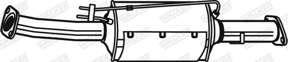 Walker 73215 - Nosēdumu / Daļiņu filtrs, Izplūdes gāzu sistēma ps1.lv