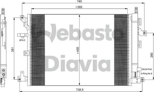 Webasto 82D0226275MA - Kondensators, Gaisa kond. sistēma ps1.lv