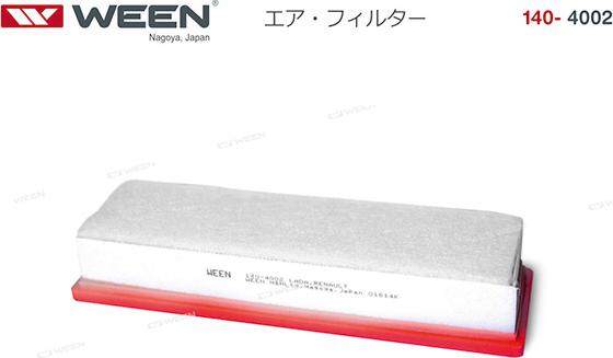 Ween 140-4002 - Gaisa filtrs ps1.lv