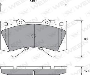 Valeo 604067 - Bremžu uzliku kompl., Disku bremzes ps1.lv