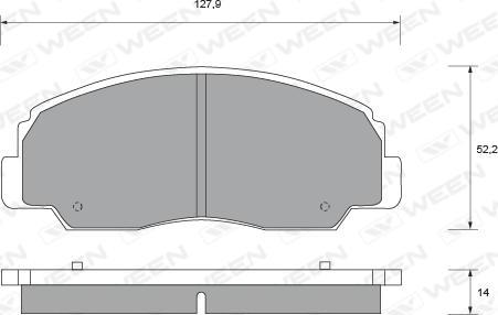 HELLA PAGID 355009781 - Bremžu uzliku kompl., Disku bremzes ps1.lv