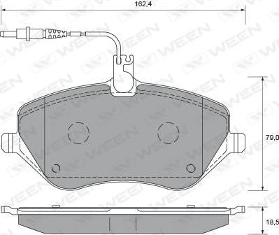 ACDelco AC0581202AD - Bremžu uzliku kompl., Disku bremzes ps1.lv