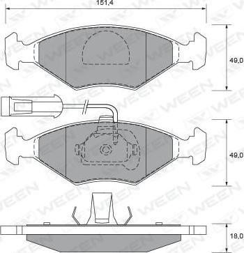 Lucas Electrical 6113932 - Bremžu uzliku kompl., Disku bremzes ps1.lv