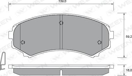 BENDIX 572435S - Bremžu uzliku kompl., Disku bremzes ps1.lv