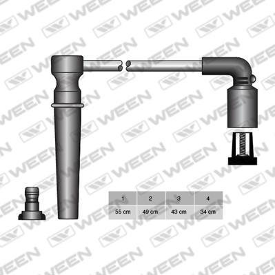 Ween 110-4962 - Augstsprieguma vadu komplekts ps1.lv