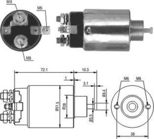 WE PARTS 471480093 - Ievilcējrelejs, Starteris ps1.lv