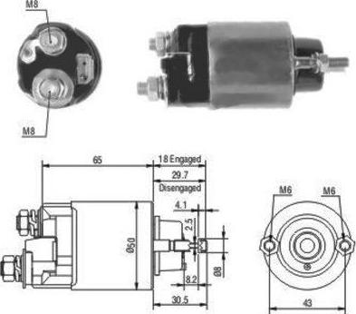 WE PARTS 471480097 - Ievilcējrelejs, Starteris ps1.lv