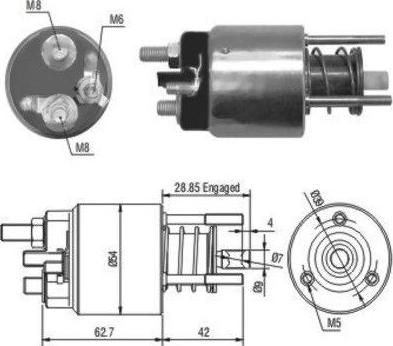 WE PARTS 471480050 - Ievilcējrelejs, Starteris ps1.lv