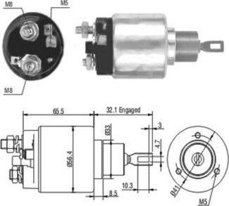 WE PARTS 471480003 - Ievilcējrelejs, Starteris ps1.lv