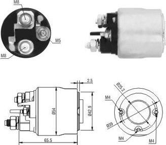 WE PARTS 471480017 - Ievilcējrelejs, Starteris ps1.lv