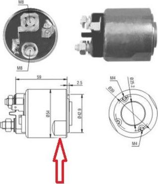 WE PARTS 471480085 - Ievilcējrelejs, Starteris ps1.lv