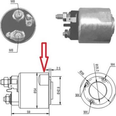 WE PARTS 471480086 - Ievilcējrelejs, Starteris ps1.lv