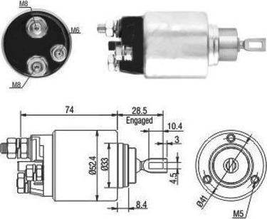 WE PARTS 471480034 - Ievilcējrelejs, Starteris ps1.lv