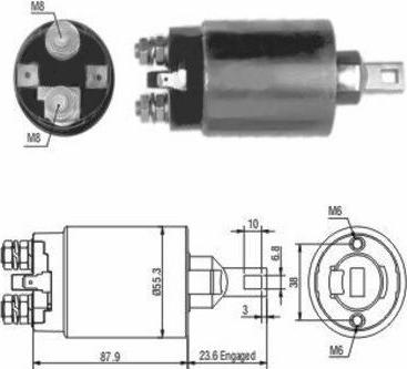 WE PARTS 471480026 - Ievilcējrelejs, Starteris ps1.lv