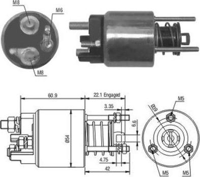 WE PARTS 471480076 - Ievilcējrelejs, Starteris ps1.lv