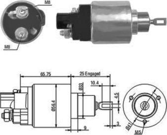 WE PARTS 471480070 - Ievilcējrelejs, Starteris ps1.lv