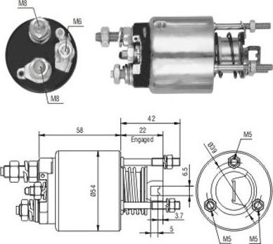 WE PARTS 471480078 - Ievilcējrelejs, Starteris ps1.lv