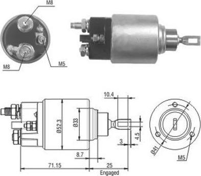 WE PARTS 471480153 - Ievilcējrelejs, Starteris ps1.lv