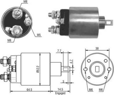 WE PARTS 471480166 - Ievilcējrelejs, Starteris ps1.lv