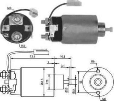 WE PARTS 471480114 - Ievilcējrelejs, Starteris ps1.lv