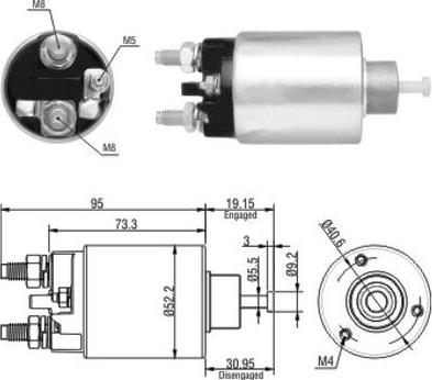 WE PARTS 471480133 - Ievilcējrelejs, Starteris ps1.lv