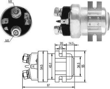 WE PARTS 471480348 - Ievilcējrelejs, Starteris ps1.lv