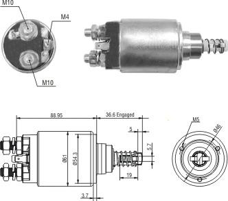 WE PARTS 471480246 - Ievilcējrelejs, Starteris ps1.lv