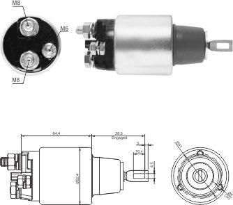 WE PARTS 471480247 - Ievilcējrelejs, Starteris ps1.lv