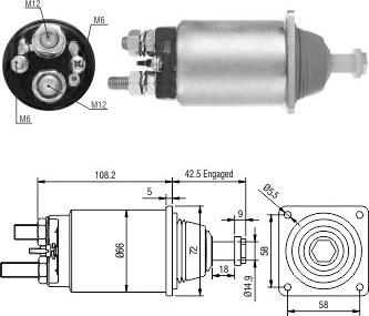 WE PARTS 471480204 - Ievilcējrelejs, Starteris ps1.lv