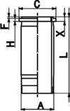 Wilmink Group WG1380491 - Remkomplekts, Virzulis / Cilindra čaula ps1.lv