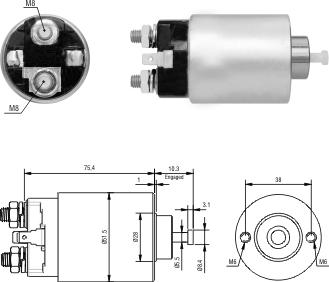 Wilmink Group WG1821449 - Ievilcējrelejs, Starteris ps1.lv